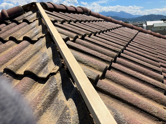 モニエル瓦　下地木材